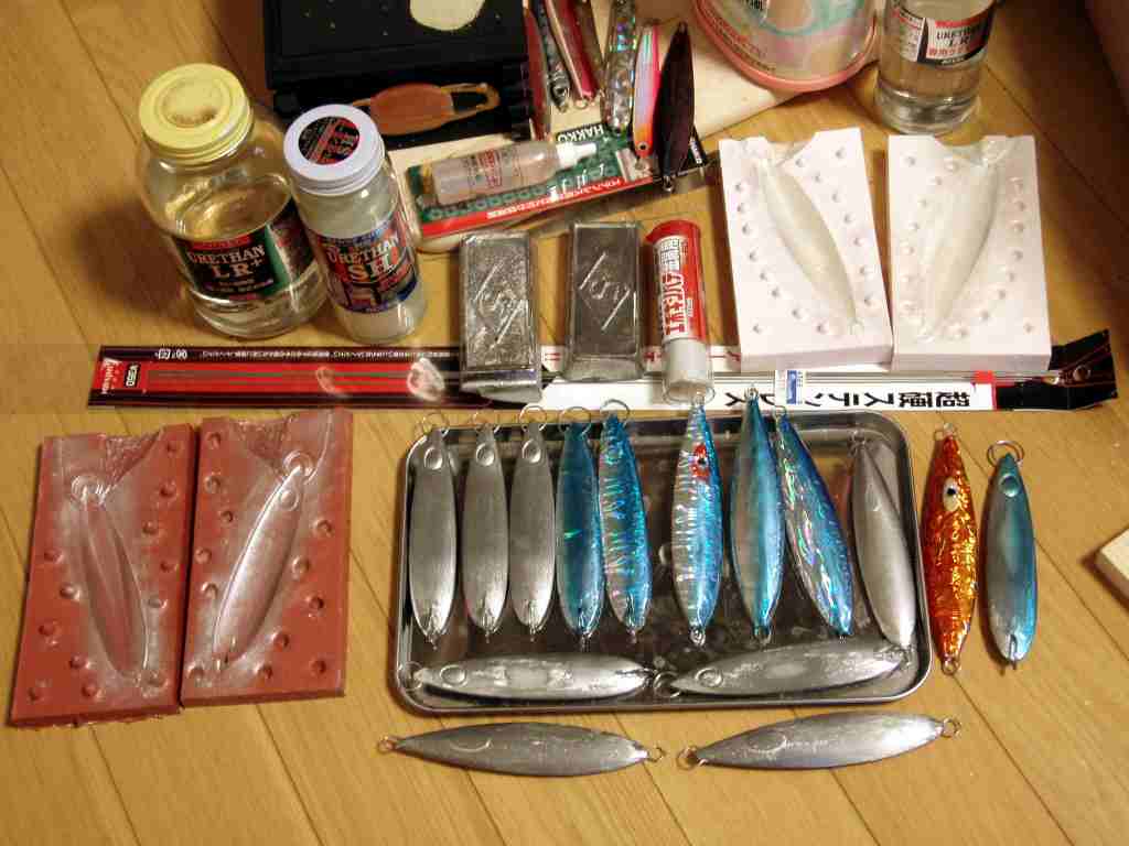 メタルジグの製作 5 塗装編 素晴らしきボート ハンマーヘッド