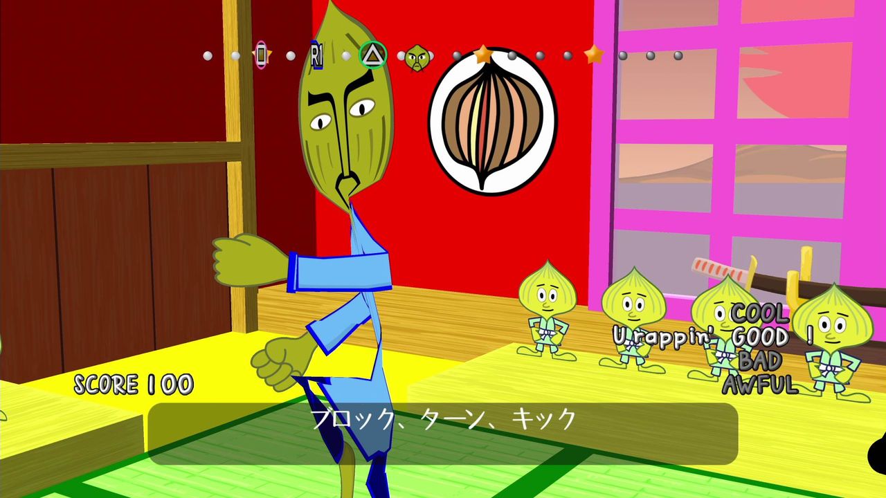 パラッパラッパー 初プレイ 4面ニワトリ クリア状況確認とかいろいろ