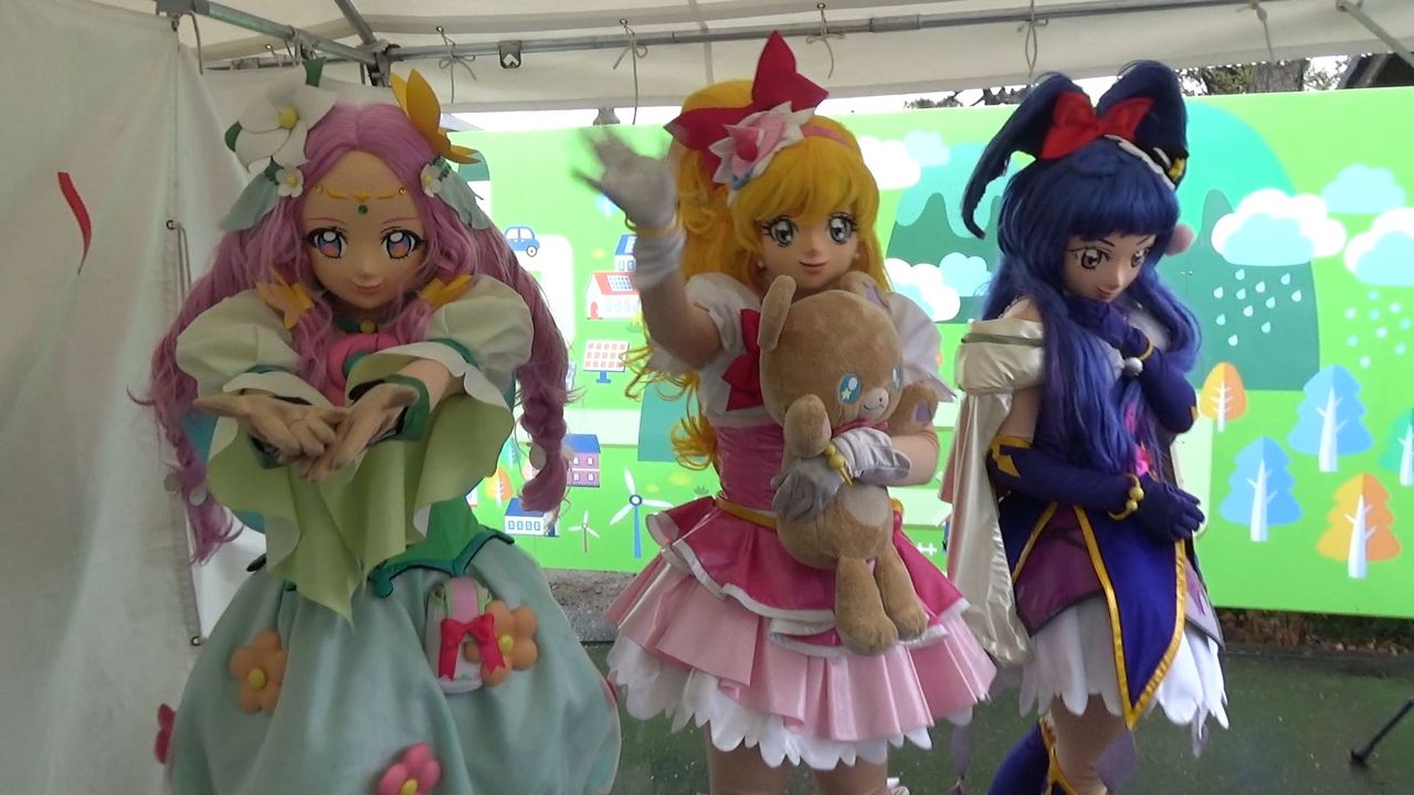 17 2 5 魔法つかいプリキュアショー朝回 雨 蟹江インター住まいの公園 クリア状況確認とかいろいろ