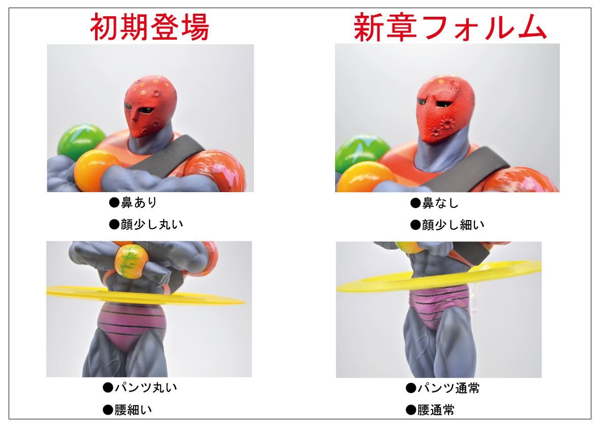 初期登場と新章フォルムの違い Studio24 工房日記