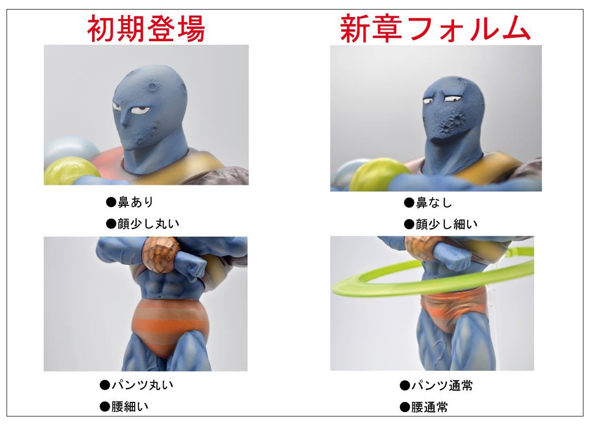 初期登場と新章フォルムの違い : STUDIO24 工房日記