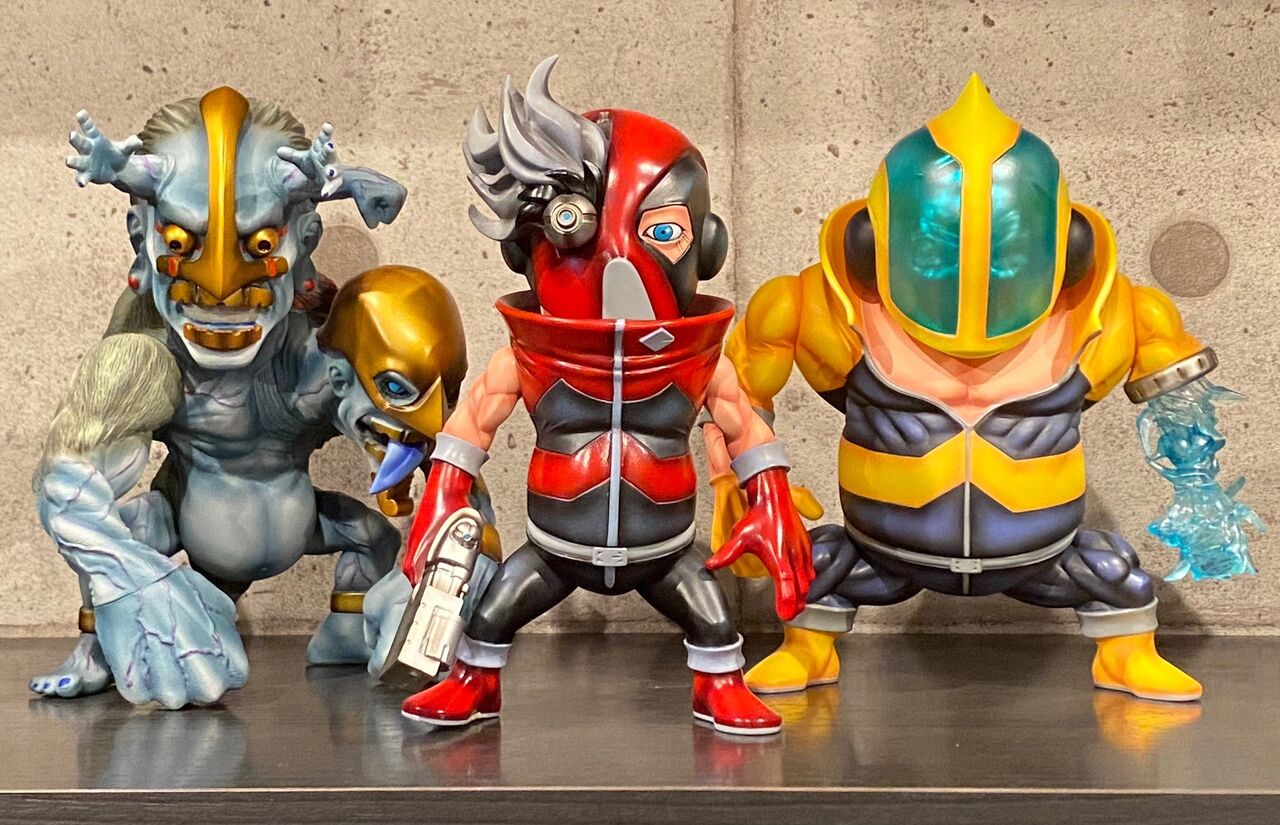 STUDIO24 ソフビ SOUTH-PAW・SHOCK-EYE 2体セット ソフビ SOUTH-PAW・SHOCK-EYE 2体セット studio24 complexくじ