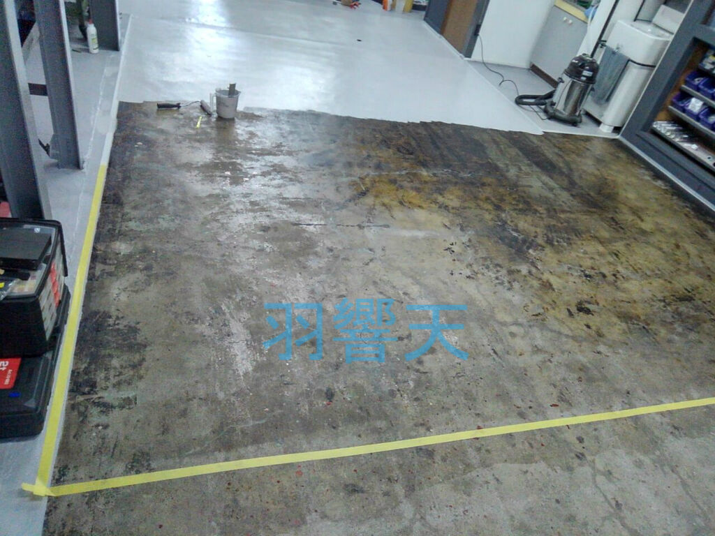 水性塗料・ペンキ アサヒペン 水性強力コンクリート床用 ライトグレー