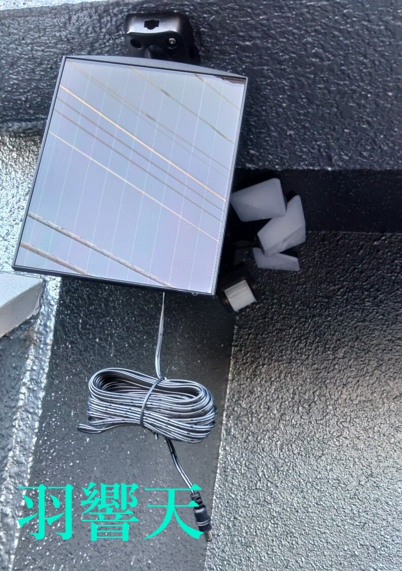 ソーラー充電センサーライト取付 SOLAR MOTION SENSOR LIGHT 2000LUMEN