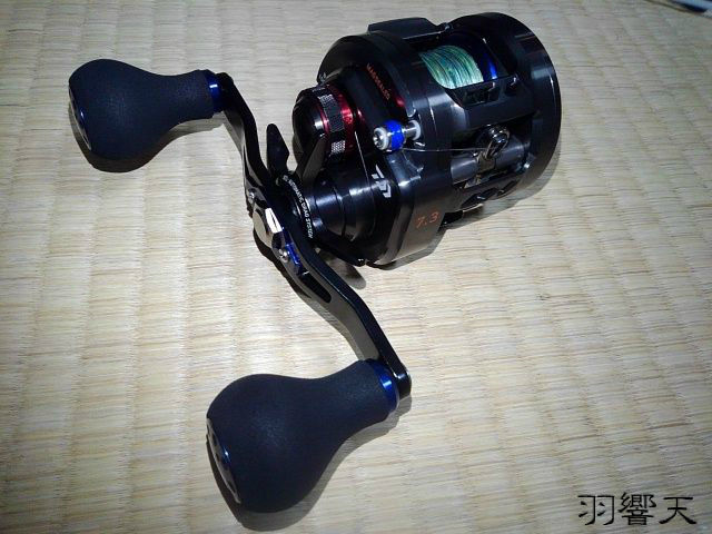 ソルティガBJ 100SH ベイトリールにラインストッパー取付
