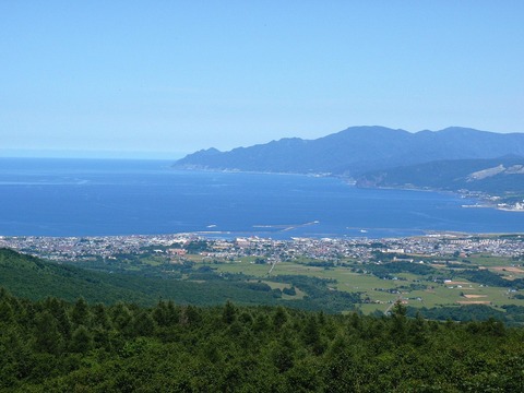 Iwanai_from_Niseko-Panorama_Line