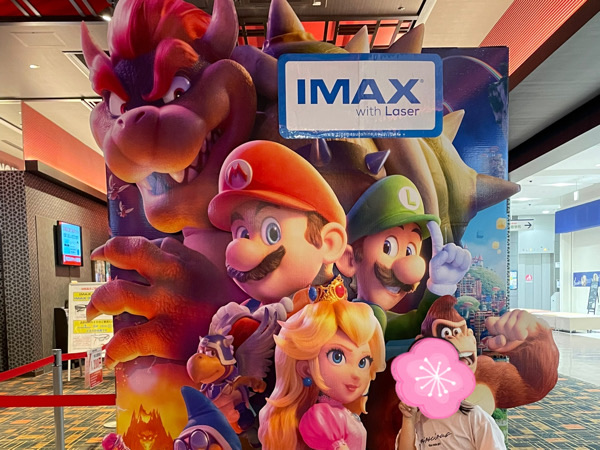 娘、映画館初体験★マリオの映画が、楽しすぎた件！