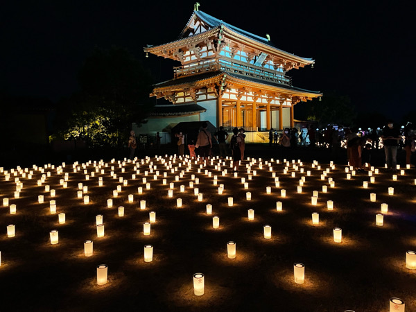 夏の夜の美しいライトアップ◆平城京天平祭♪2022年関西の貴重なお祭り…