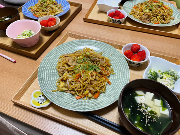 母がラクできるメニュー◆焼きそばの思い出話…