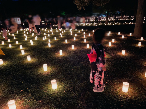 なら燈花会◆3年ぶりの灯と縁日に感動…