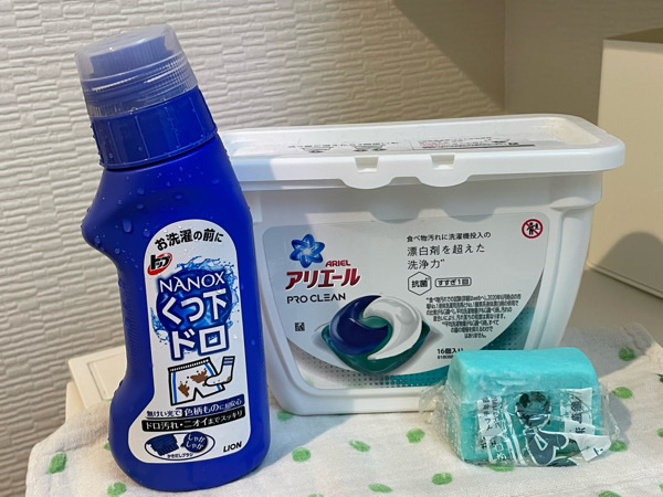 靴下泥汚れ◆これで真っ白に〜！！！