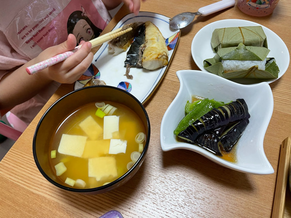 夫に独特の褒め方をされた◆簡単和定食の日。