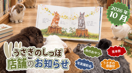 うさぎのしっぽ10月店頭販促