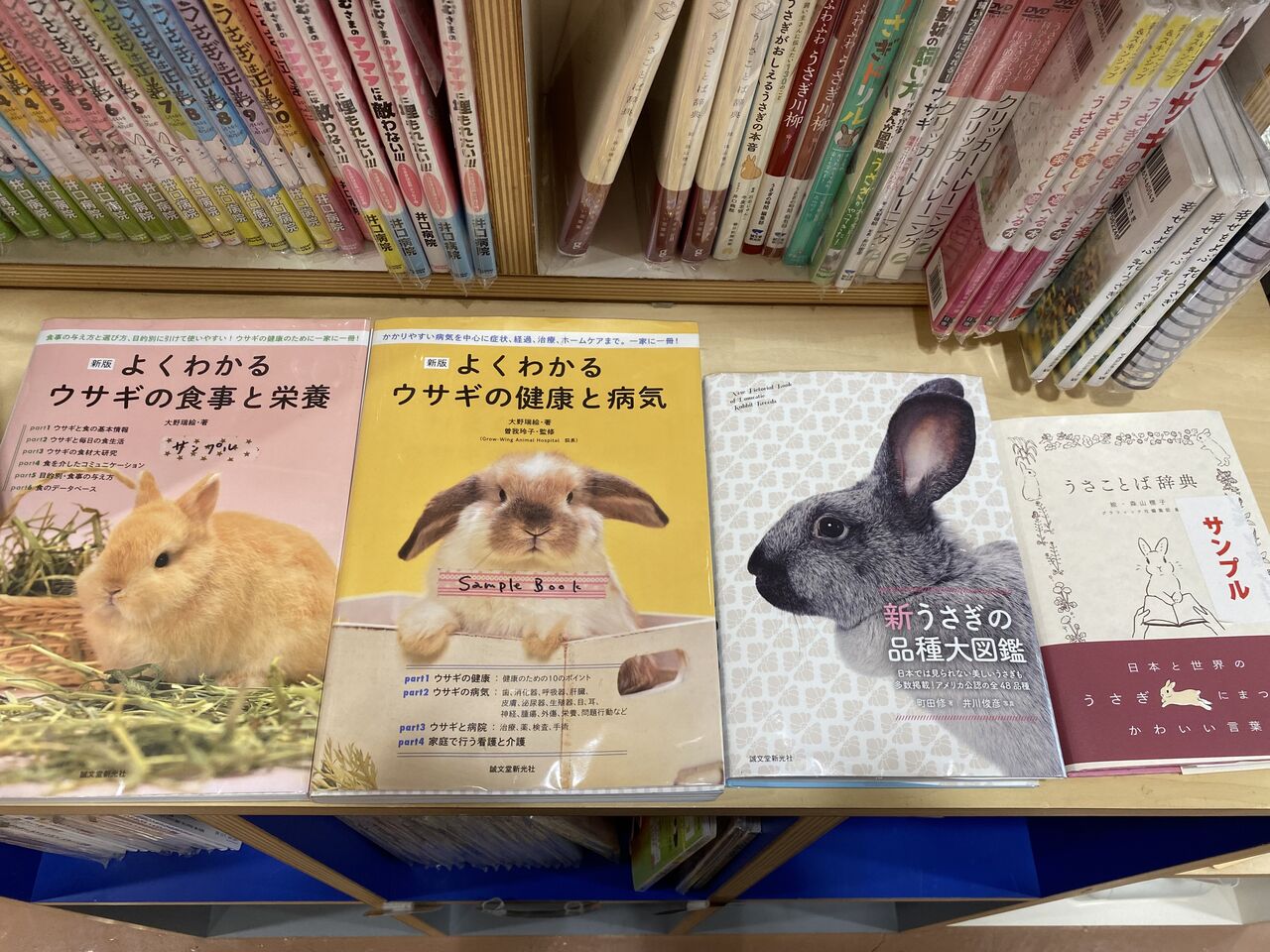 うさぎブログ うさぎのしっぽ公式ブログ 日々しっぽ 柴又店書籍コーナー