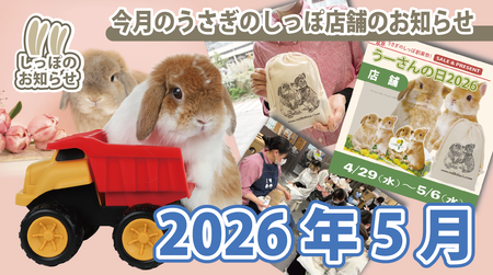 2026年5月の店舗お知らせ