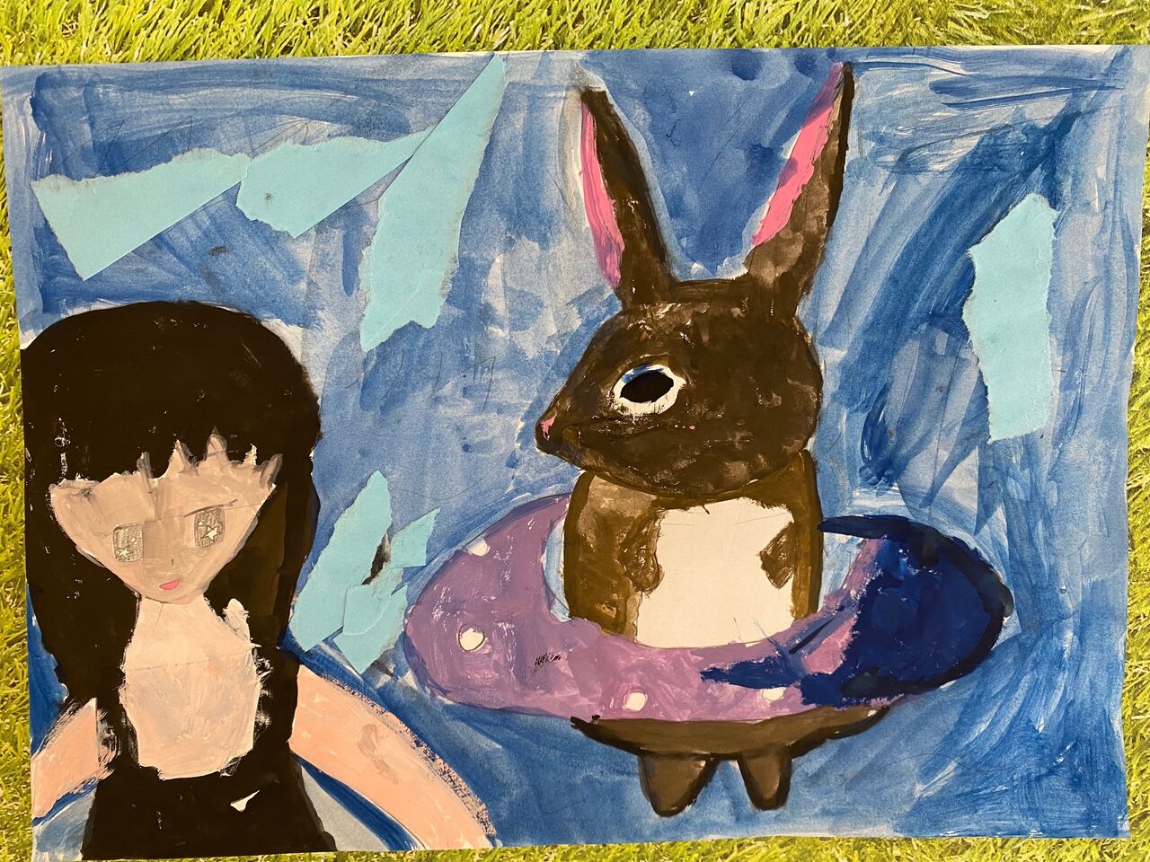 うさぎブログ うさぎのしっぽ公式ブログ 日々しっぽ 夏休み絵画コンテスト作品募集中