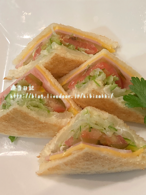 モロゾフカフェ トーストサンドプレート 適当日記