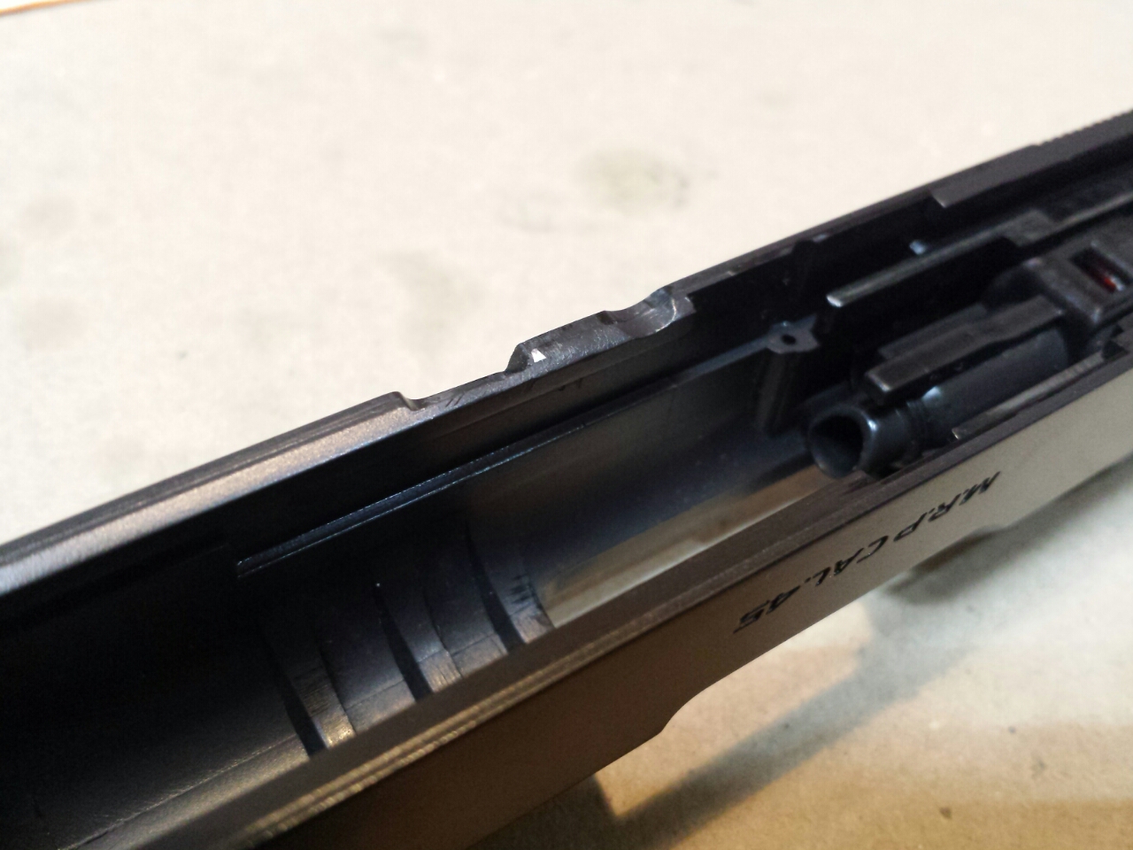 ハイキャパカスタム ノッチ欠け対策 Hi Capaとvsr