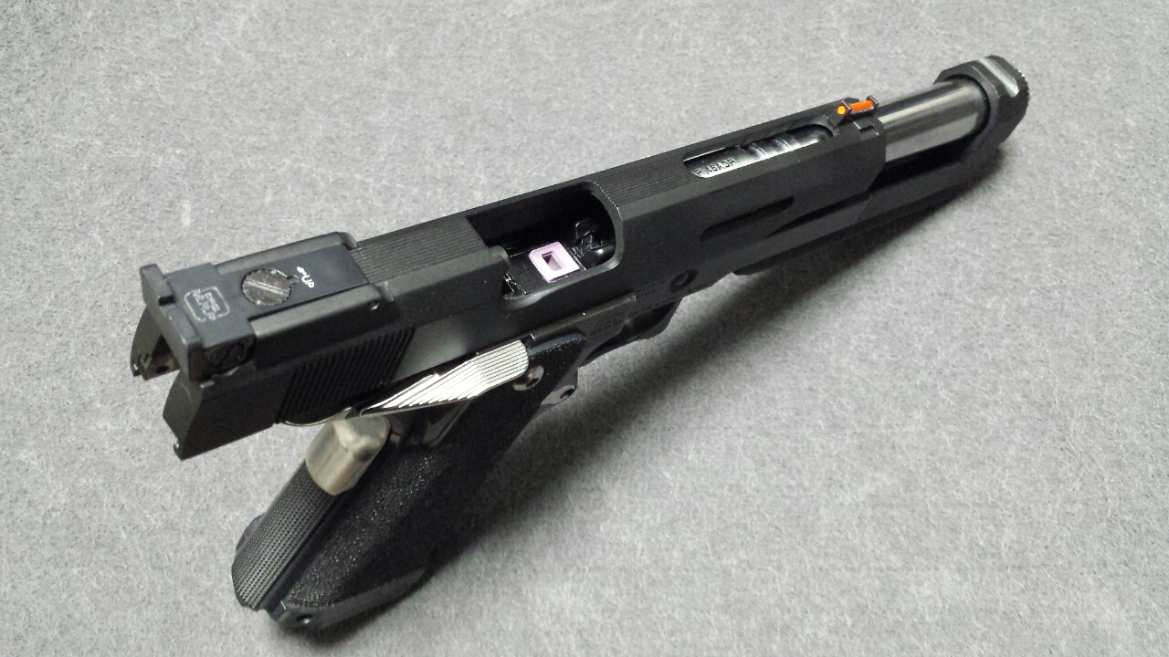 ハイキャパカスタム タクティカルレースガン仕様 ひとまず完成？ : Hi