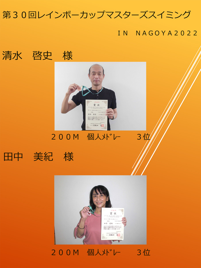 第３０回レインボーカップマスターズスイミング