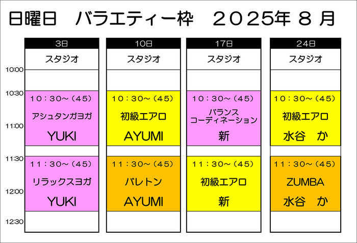 バラエティー2025
