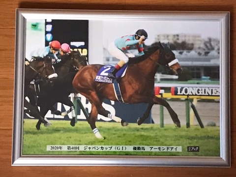 アーモンドアイ】2020 第40回ジャパンカップ ルメール直筆サイン