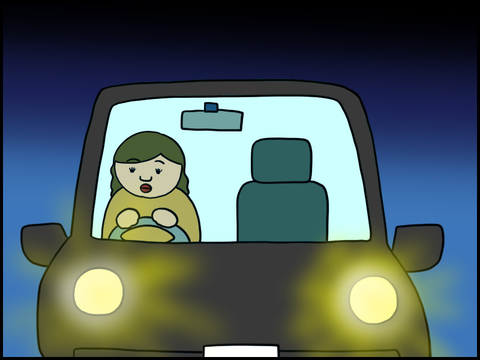 I車の運転~正面