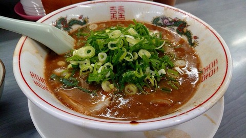 チャーシューメン(並)硬麺+ネギ多目+脂①