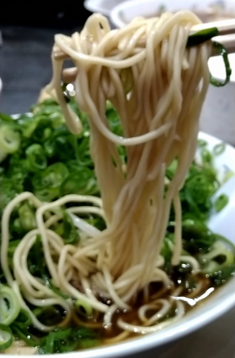 たかばしラーメン(大)硬麺+ネギ多目②