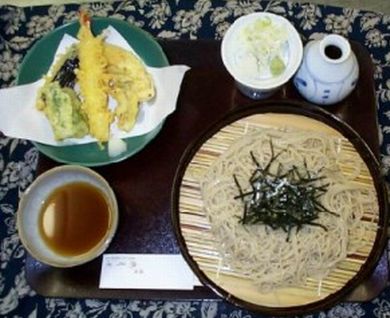 そば処 楽月庵 天ざる