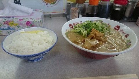 ラーメンライス角煮バージョン
