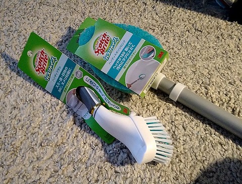 スコッチブライトハンディブラシとハンディスポンジロング