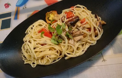 オイルサーディンのパスタ
