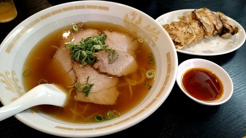 焼豚ラーメン+餃子