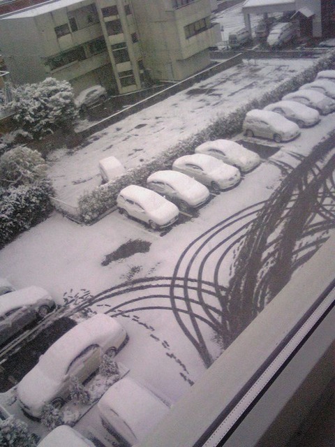 いつぞやの熊本雪景色