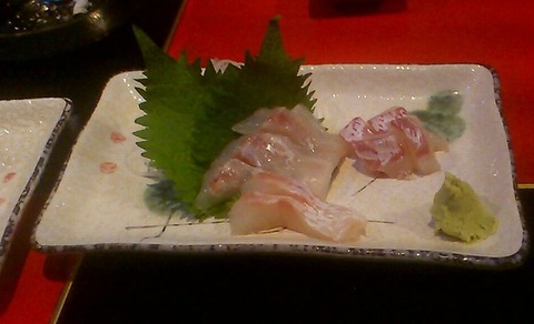 鯛刺身