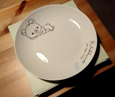 リラックマのお皿3枚目