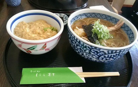 天ぷらそば定食