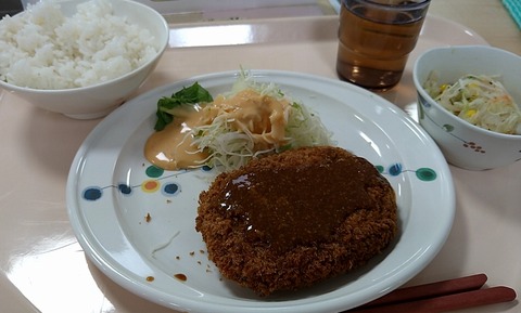 チキンカツチーズトマトソース+コールスローサラダ