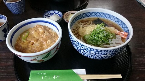 天ぷらそば定食