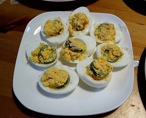 姫のツナときゅうりの玉子サラダ