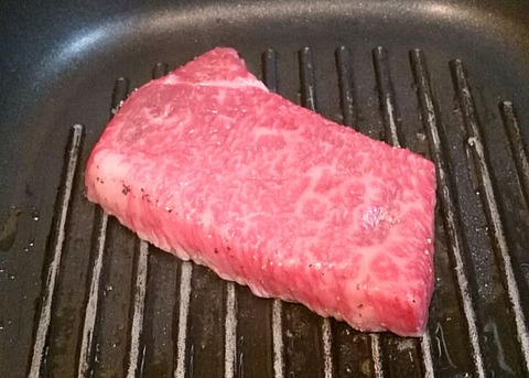 亀岡牛イチボステーキ③