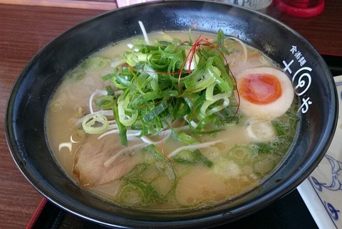 鶏そば硬麺+ネギ増し