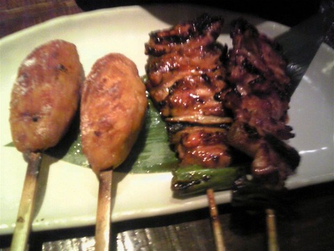 つくねダイニング空 つくね岩塩とネギマ