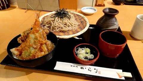 ざるミニ天丼セット