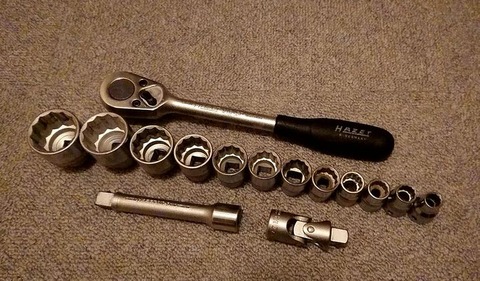 HAZET916SPに900Zソケットと917エクステンションに920ユニバ