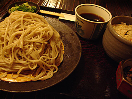 蕎麦切塩蕎麦定食③