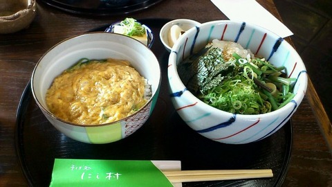 田舎そば定食