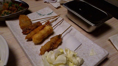 串カツ盛合せ