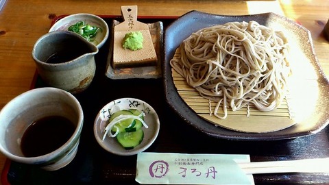 本わさびざる蕎麦大盛